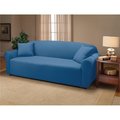 Madison Industries Madison JER-SOFA-BL Stretch Jersey Sofa Slipcover; Blue JER-SOFA-BL